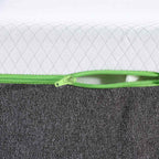 Colchón y gris 100 x 200 cm Tela Jacquard