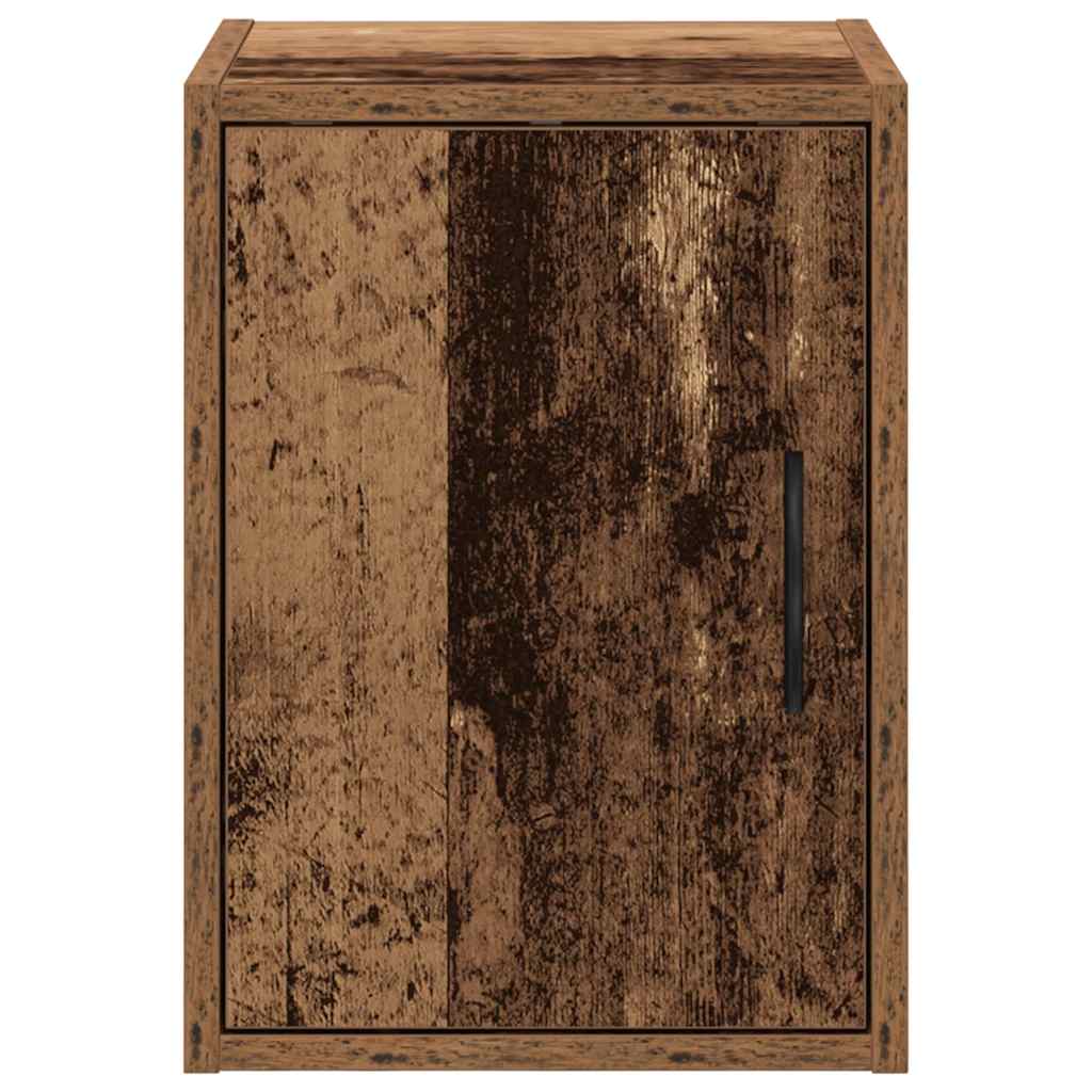 Armarios de pared 2 uds para garaje madera antigua madera