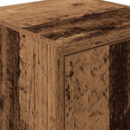 Armarios de pared 2 uds para garaje madera antigua madera