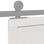 Puerta Corrediza 100 x 208 cm Madera de Pino Maciza
