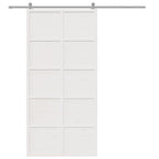 Puerta Corrediza 100 x 208 cm Madera de Pino Maciza