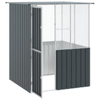 Jaula para Aves Antracita 165 x 165 x 200 cm Acero Galvanizado