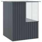 Jaula para Aves Antracita 165 x 165 x 200 cm Acero Galvanizado