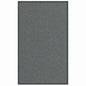 Felpudo a rayas negro y gris 115x200 cm