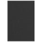 Felpudo a rayas negro y gris 115x200 cm