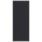 Felpudo a rayas negro y gris 115x200 cm