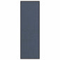 Felpudo a rayas negro y gris 115x200 cm