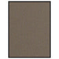 Felpudo a rayas negro y gris 115x200 cm