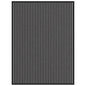 Felpudo a rayas negro y gris 115x200 cm