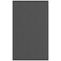 Felpudo a rayas negro y gris 115x200 cm
