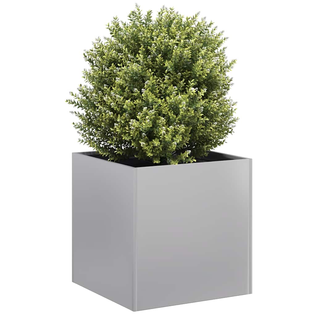 Jardinera 100x100x30 cm de acero galvanizado