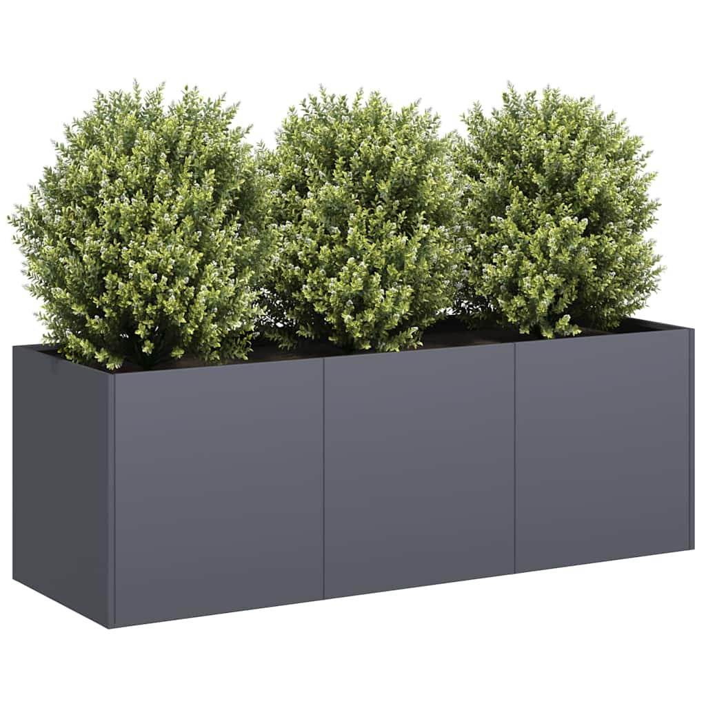 Jardinera 100x100x30 cm de acero galvanizado