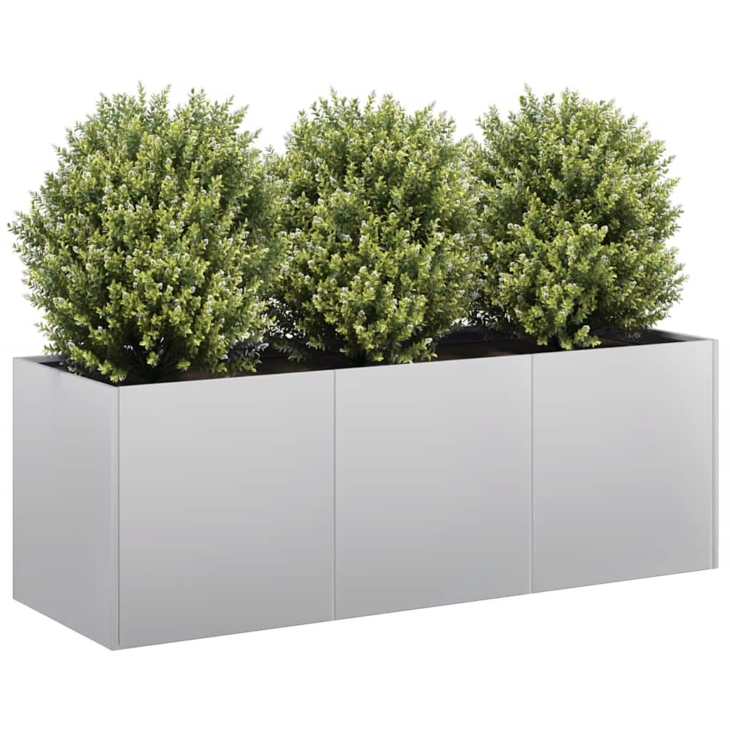 Jardinera 100x100x30 cm de acero galvanizado