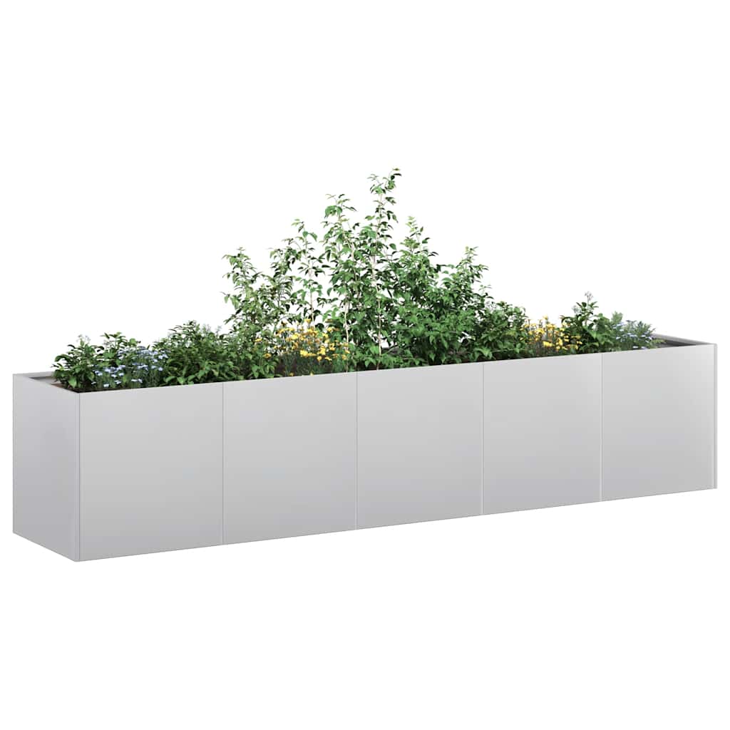 Jardinera 100x100x30 cm de acero galvanizado