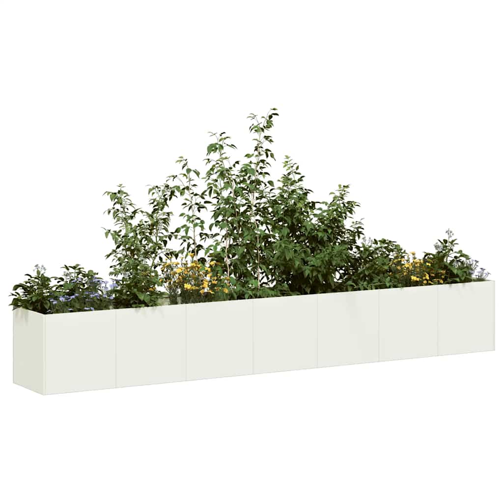 Jardinera 100x100x80 cm acero inoxidable
