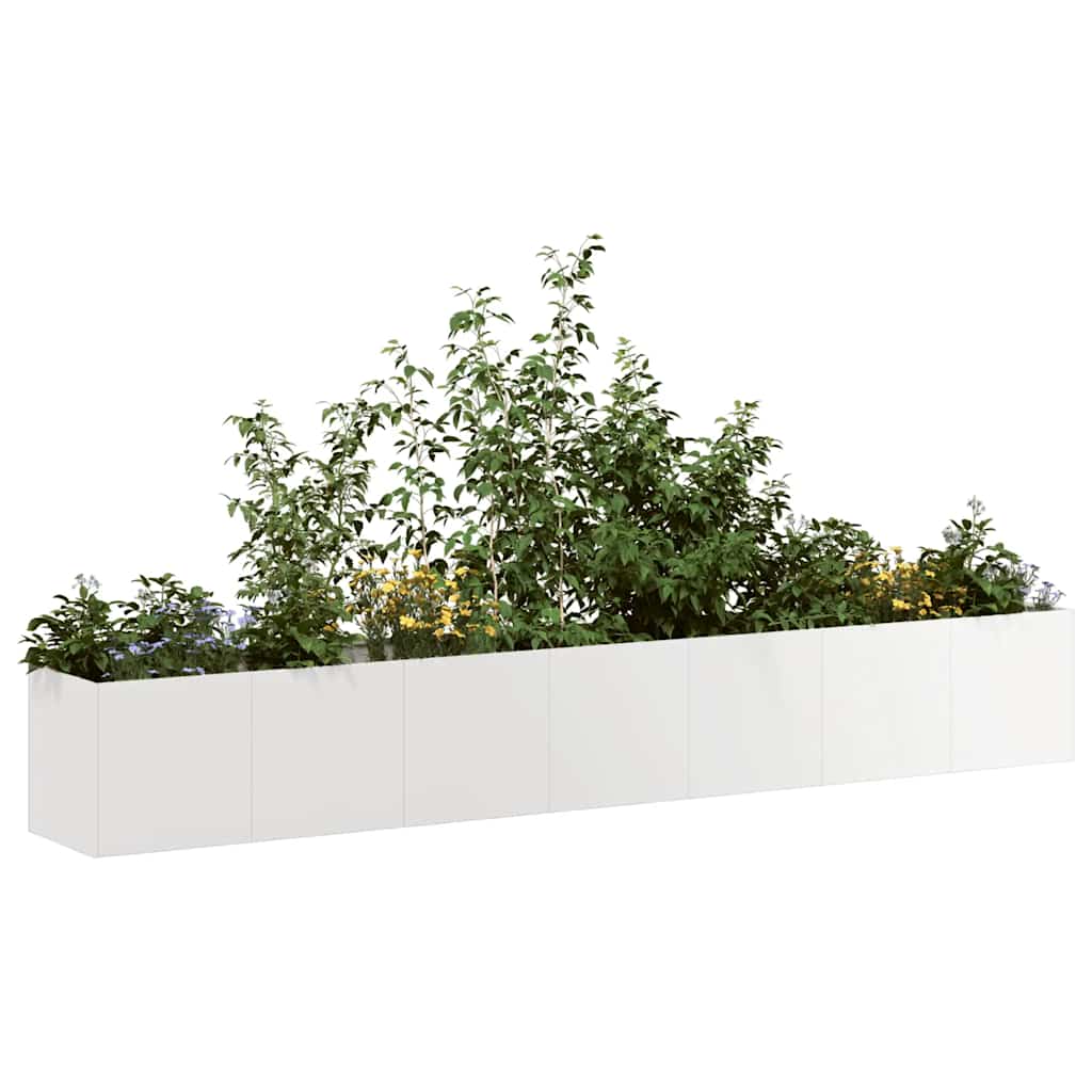 Jardinera 100x100x80 cm acero inoxidable