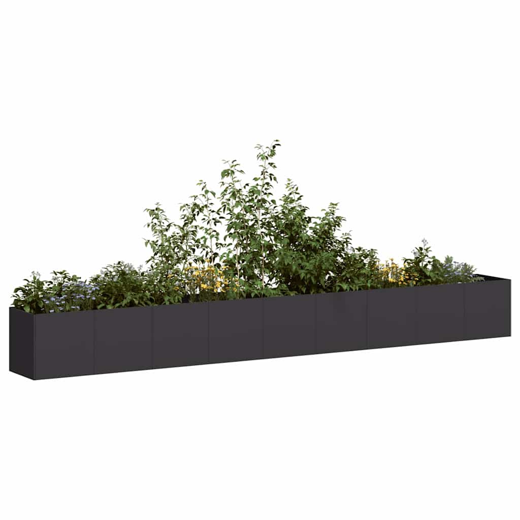 Jardinera 100x100x80 cm acero inoxidable