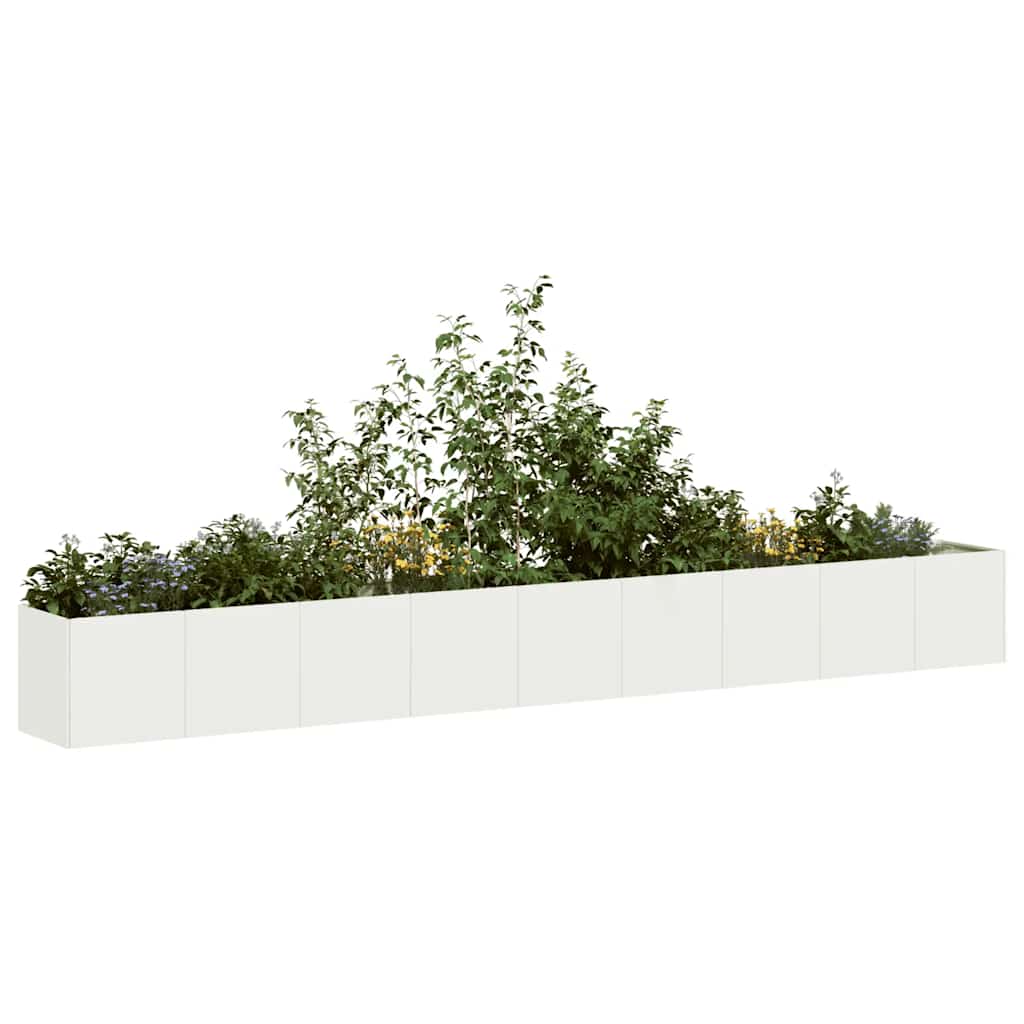Jardinera 100x100x80 cm acero inoxidable