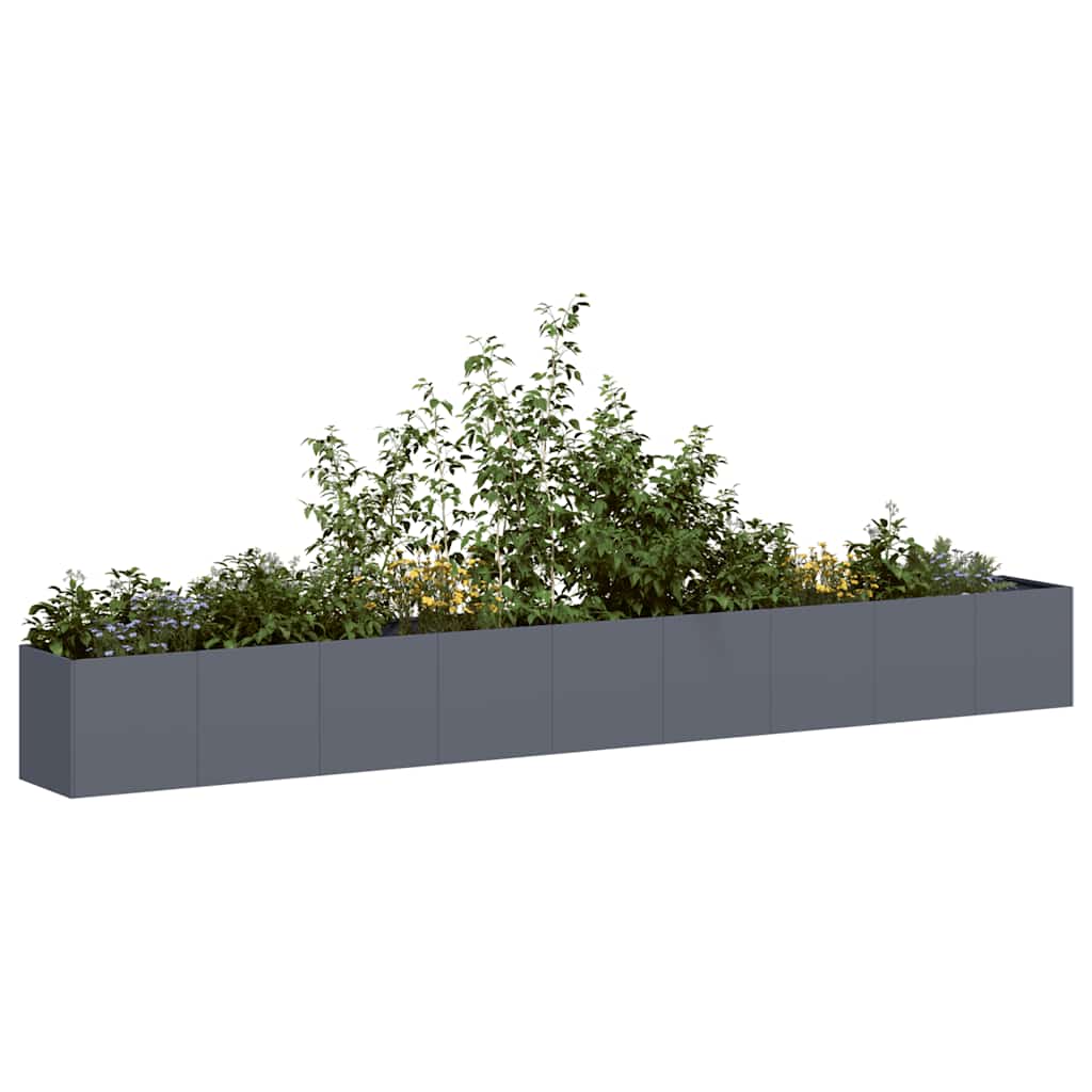 Jardinera 100x100x80 cm acero inoxidable