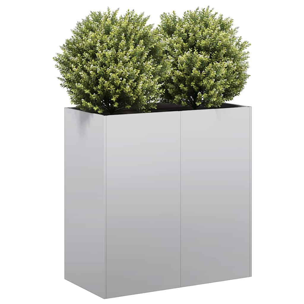 Jardinera 100x100x30 cm de acero galvanizado