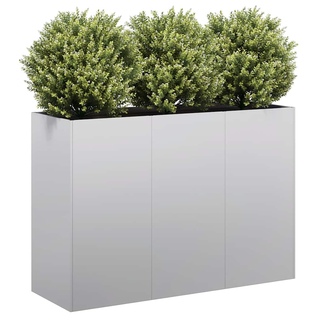 Jardinera 100x100x30 cm de acero galvanizado