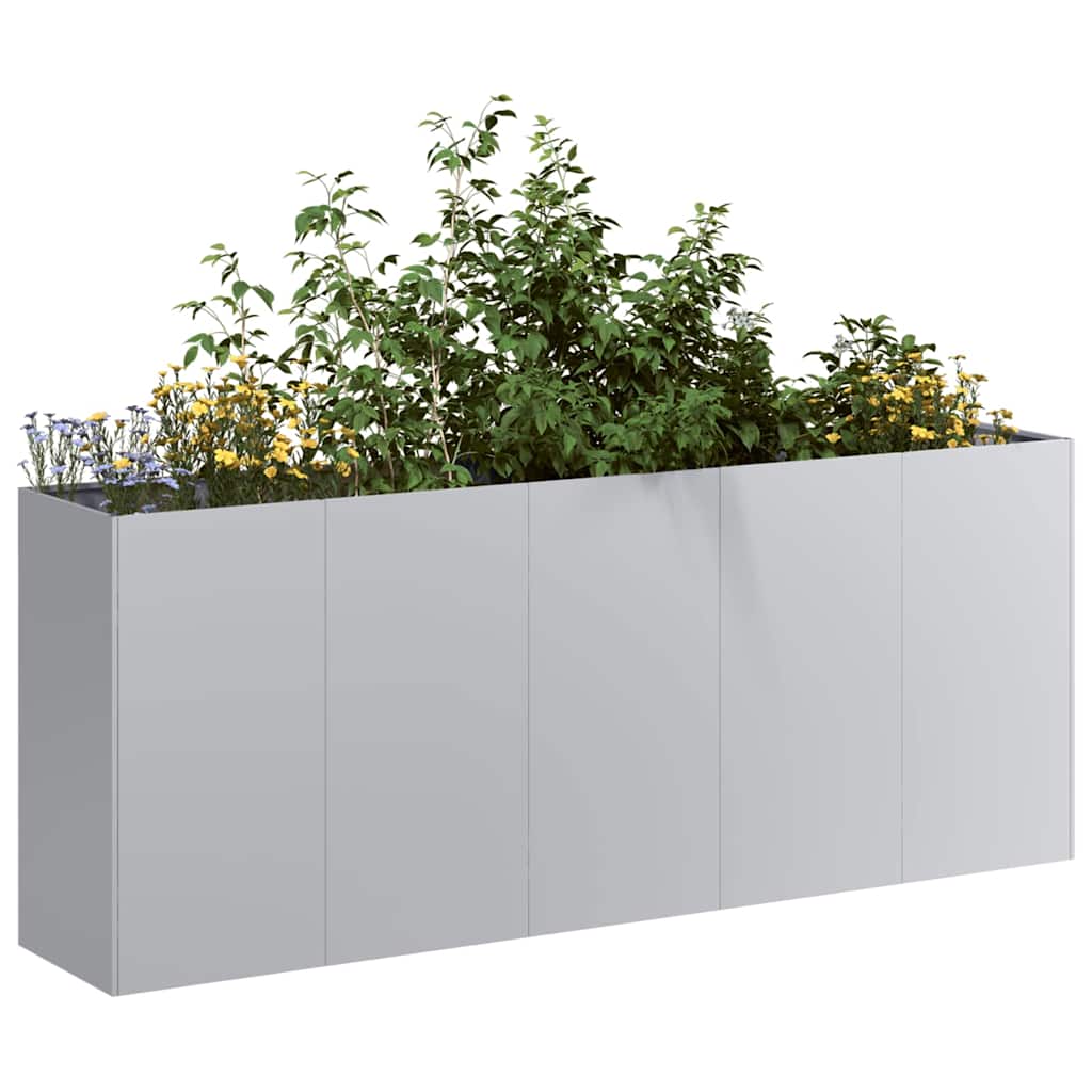 Jardinera 100x100x30 cm de acero galvanizado