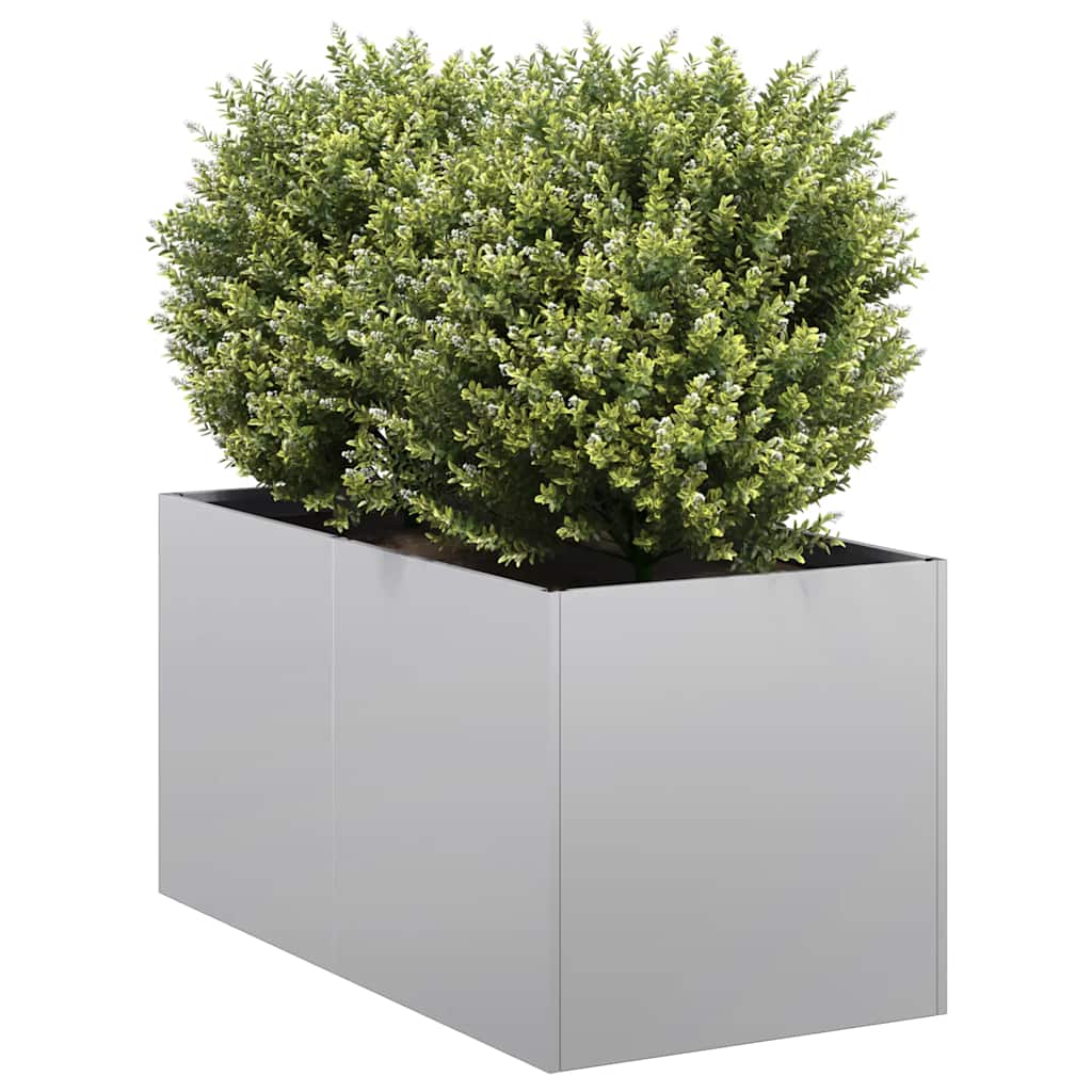 Jardinera 100x100x30 cm de acero galvanizado