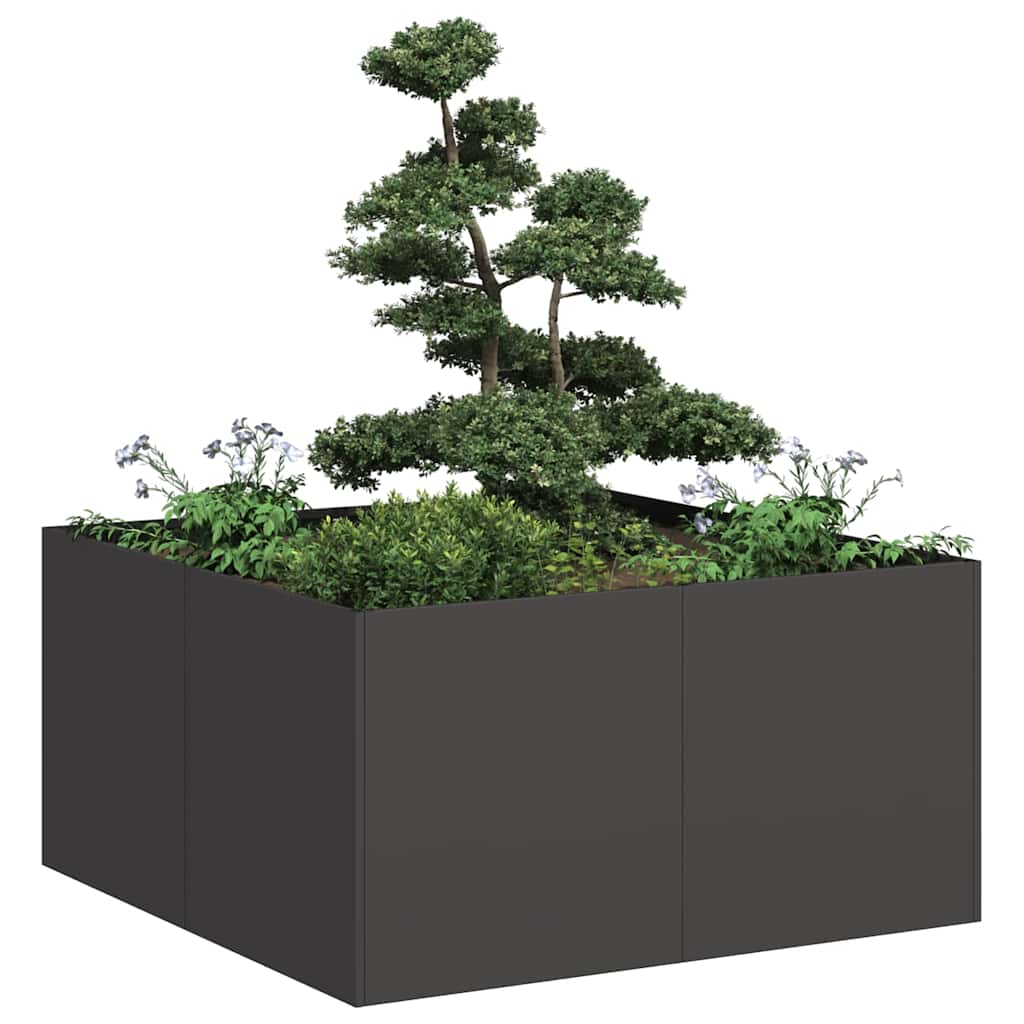 Jardinera 100x100x80 cm acero inoxidable