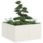 Jardinera 100x100x80 cm acero inoxidable