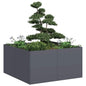 Jardinera 100x100x80 cm acero inoxidable