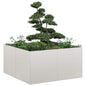 Jardinera 100x100x80 cm acero inoxidable