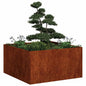 Jardinera 100x100x80 cm acero inoxidable
