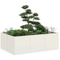 Jardinera 100x100x80 cm acero inoxidable
