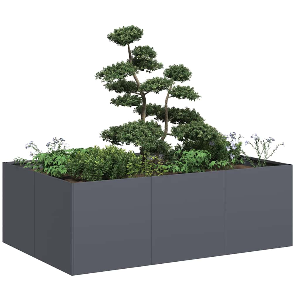 Jardinera 100x100x80 cm acero inoxidable
