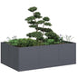 Jardinera 100x100x80 cm acero inoxidable