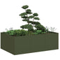 Jardinera 100x100x80 cm acero inoxidable