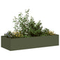 Jardinera 100x100x80 cm acero inoxidable