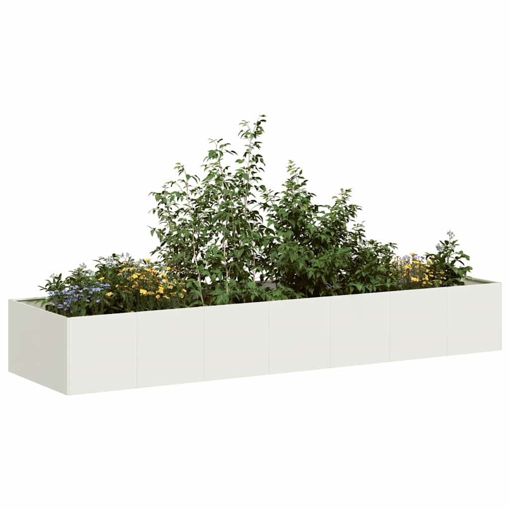 Jardinera 100x100x80 cm acero inoxidable