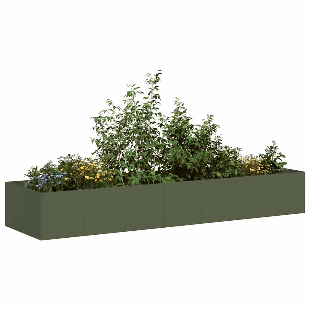 Jardinera 100x100x80 cm acero inoxidable