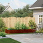 Jardinera 100x100x80 cm acero inoxidable