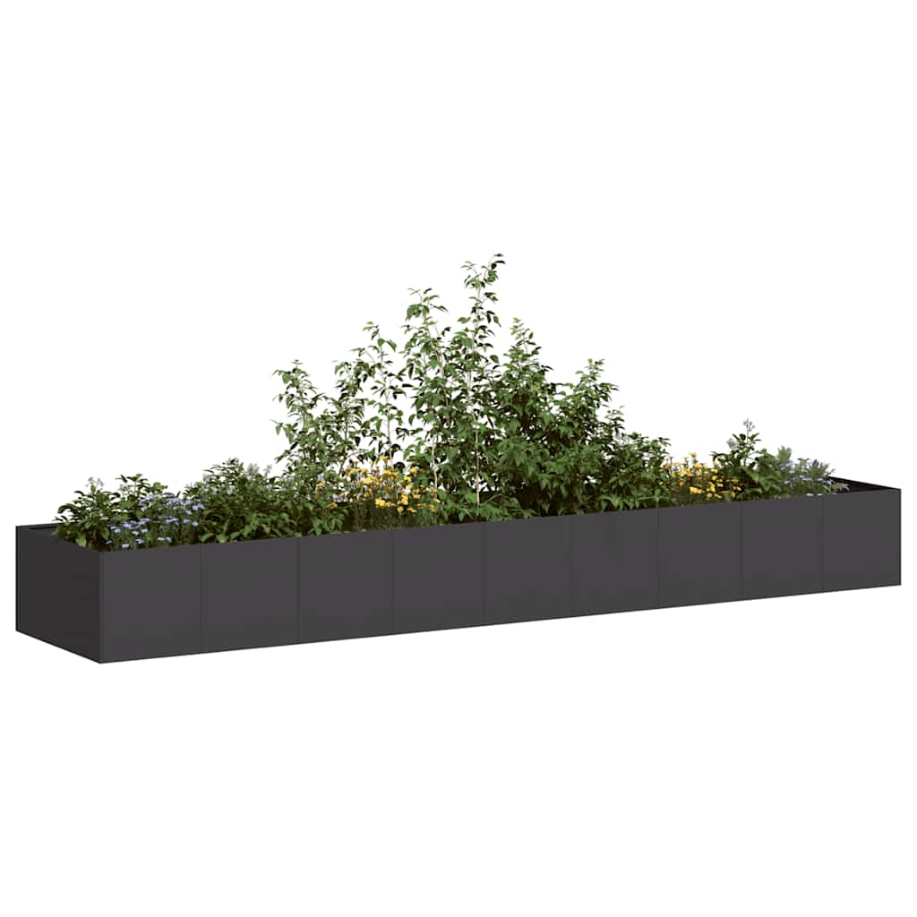Jardinera 100x100x80 cm acero inoxidable