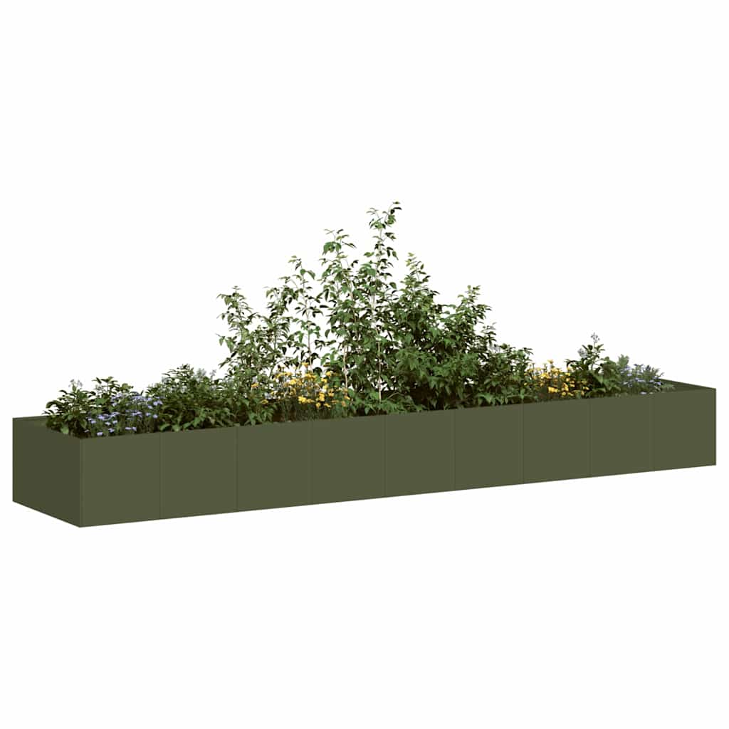 Jardinera 100x100x80 cm acero inoxidable