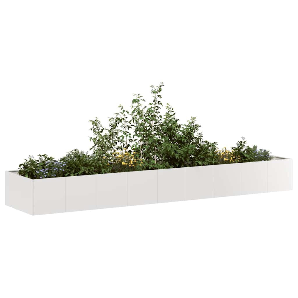 Jardinera 100x100x80 cm acero inoxidable