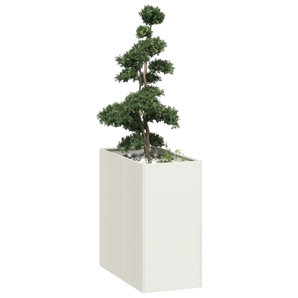 Jardinera 100x100x80 cm acero inoxidable