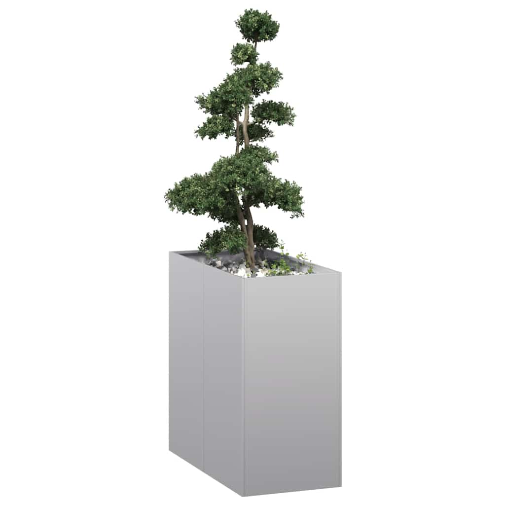 Jardinera 100x100x30 cm de acero galvanizado