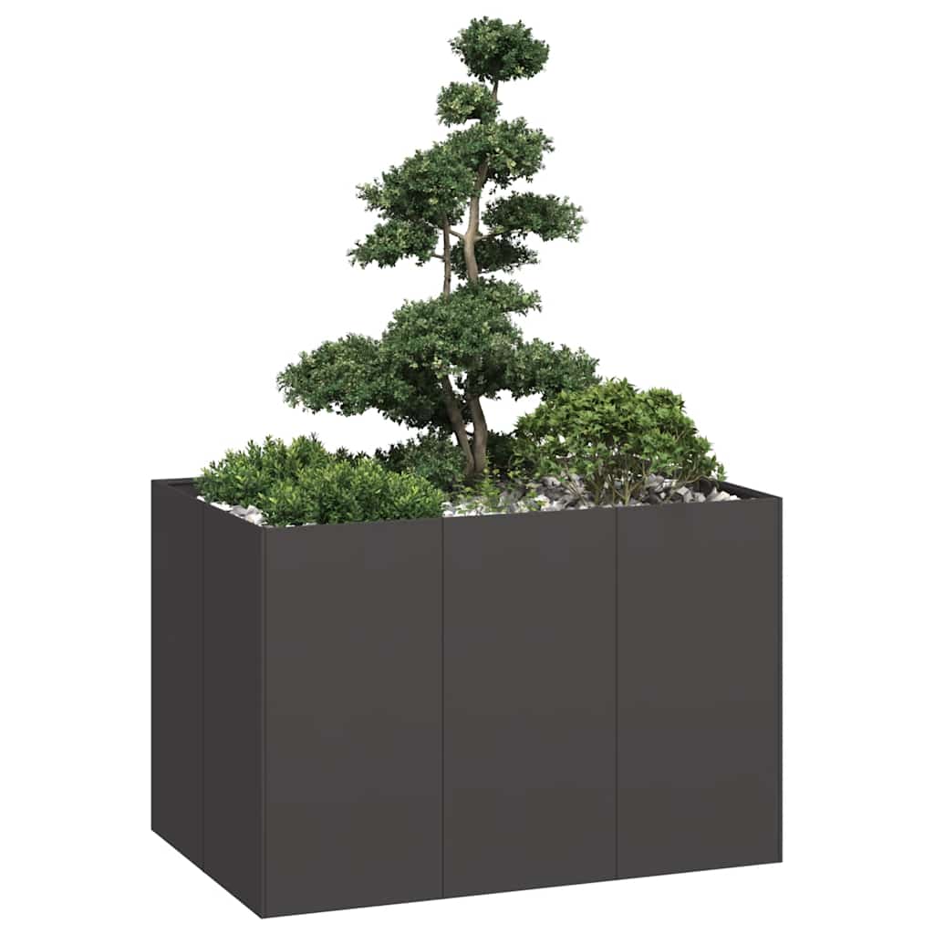 Jardinera 100x100x80 cm acero inoxidable