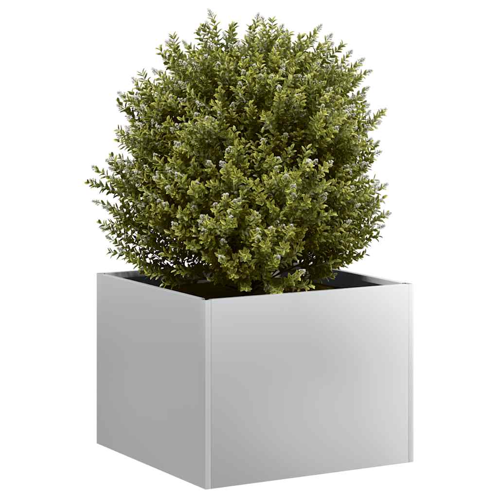 Jardinera 100x100x30 cm de acero galvanizado