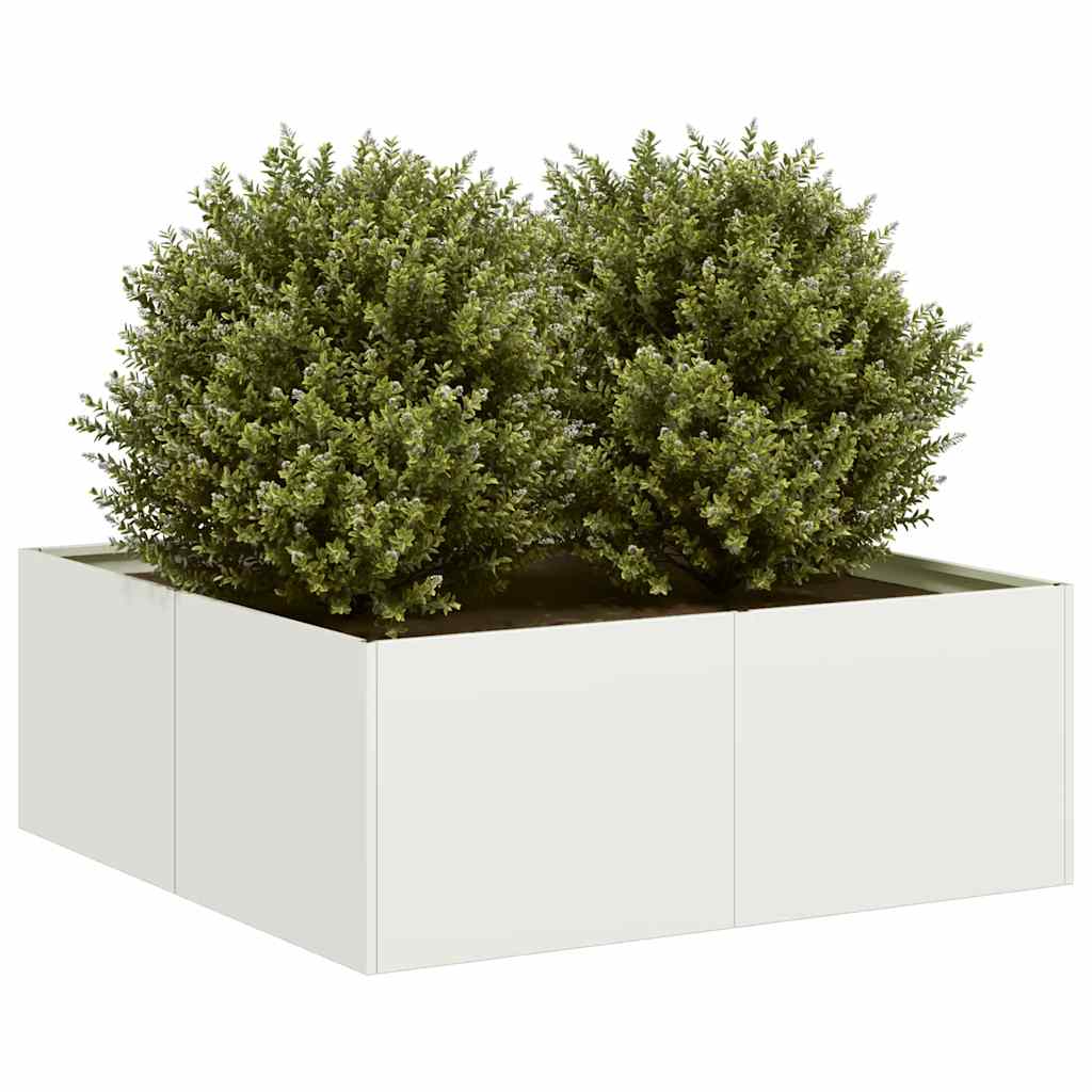 Jardinera 100x100x80 cm acero inoxidable
