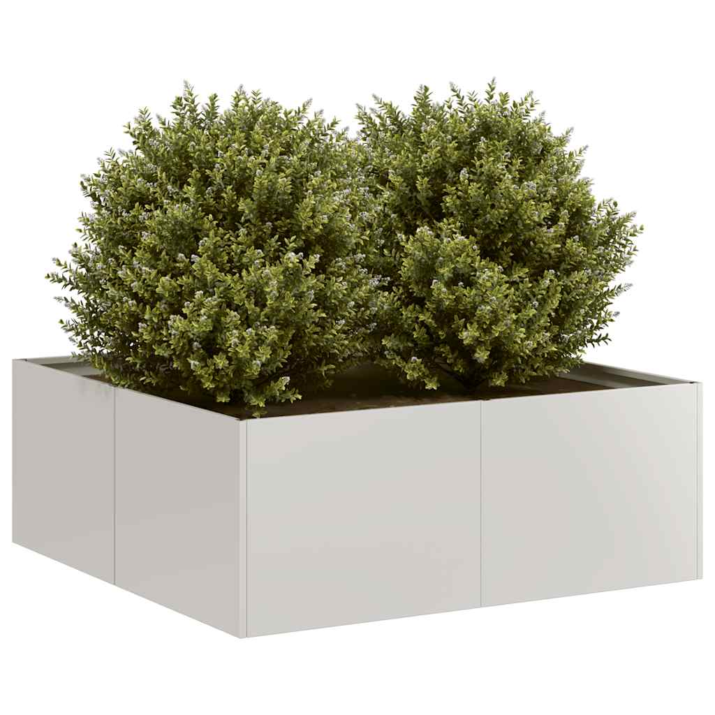 Jardinera 100x100x80 cm acero inoxidable