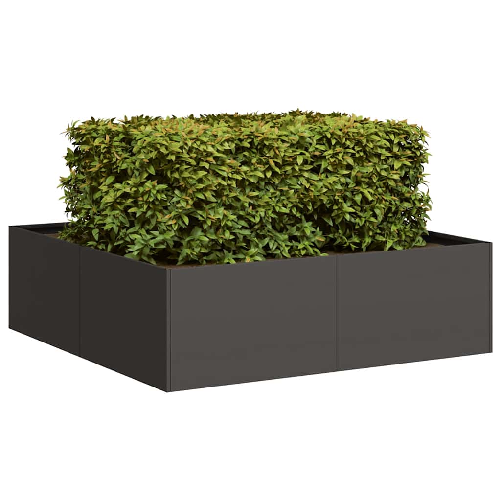 Jardinera 100x100x80 cm acero inoxidable